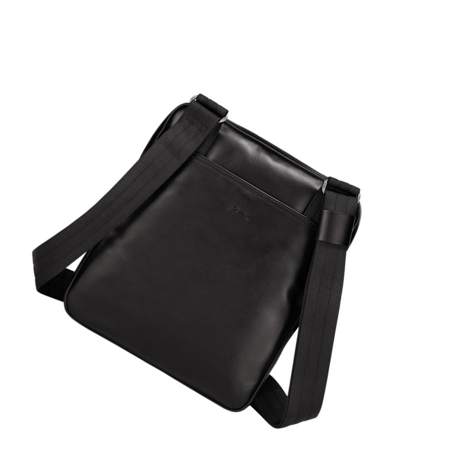 Férfi Longchamp Baxi L Crossbody Táska Fekete | HU-KSA5637