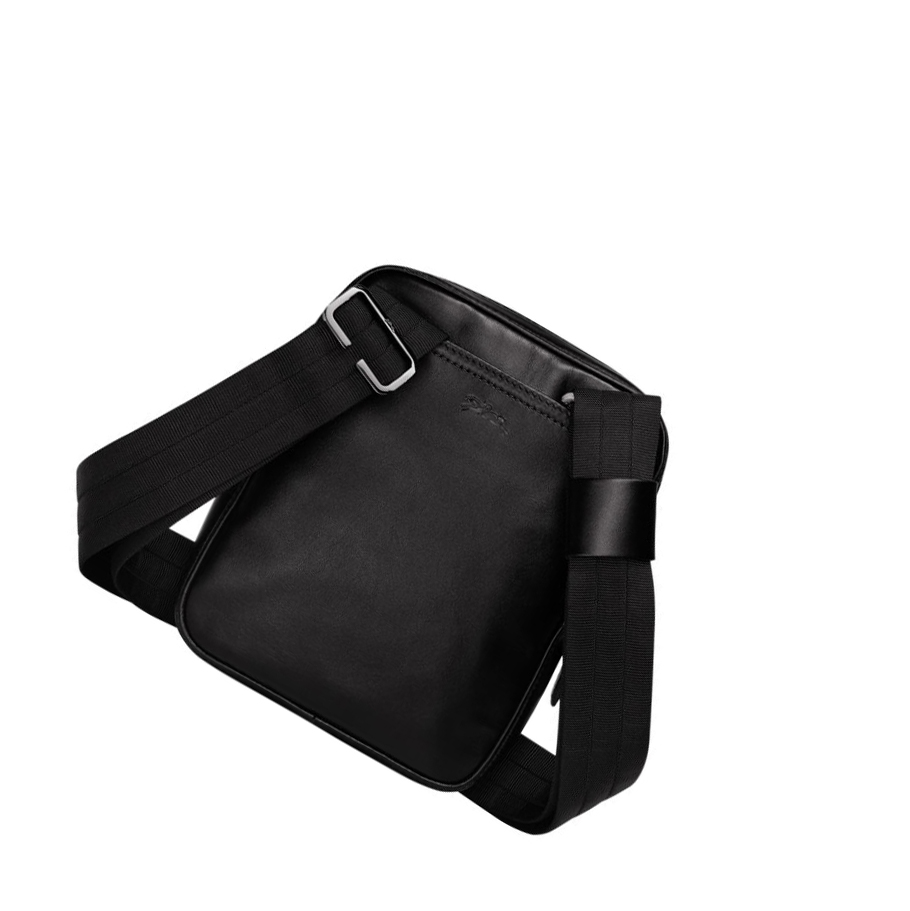 Férfi Longchamp Baxi S Crossbody Táska Fekete | HU-QYM3960