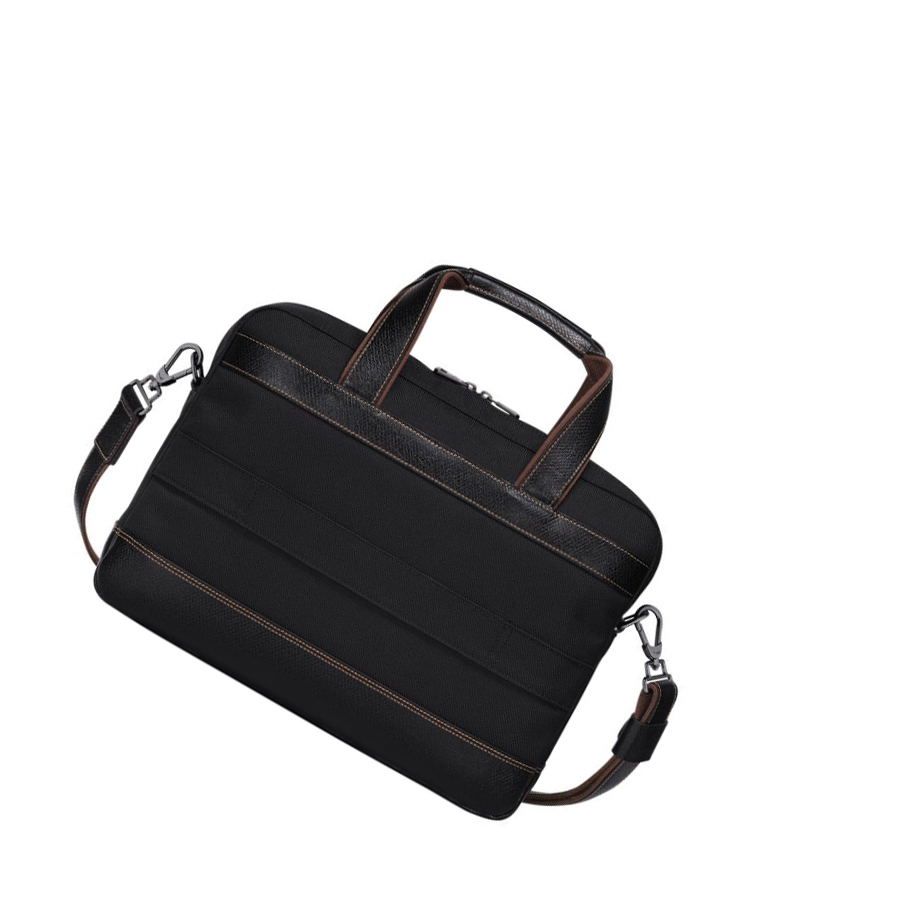 Férfi Longchamp Boxford S Aktatáska Fekete | HU-BFQ5249
