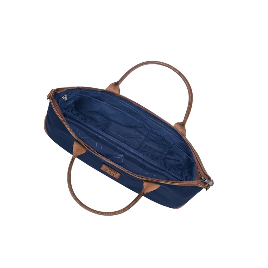 Férfi Longchamp Boxford S Aktatáska Sötétkék | HU-ICX6395