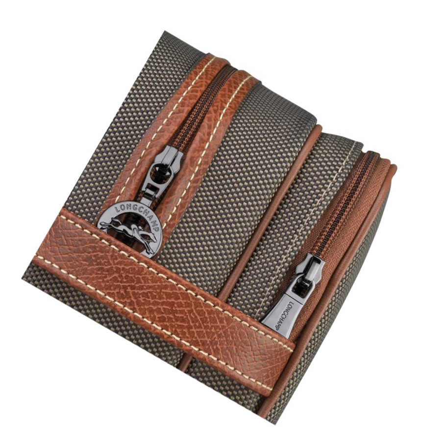 Férfi Longchamp Boxford Toaletttáskák Barna | HU-CRA0871