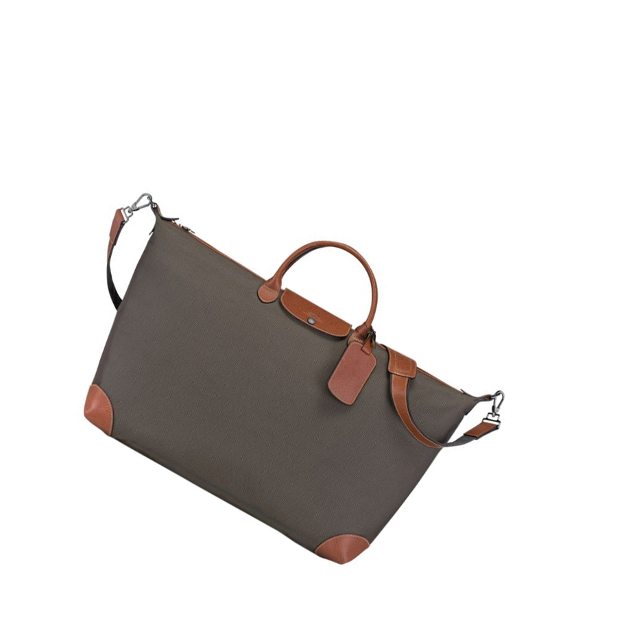 Férfi Longchamp Boxford XL Utazótáskák Barna | HU-BHN5481