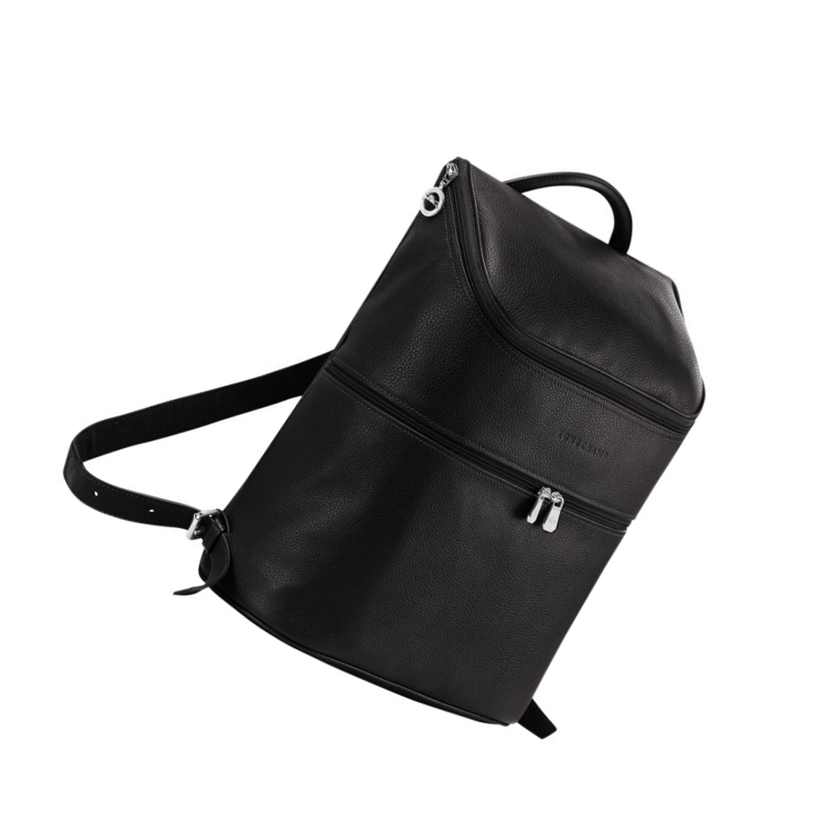 Férfi Longchamp Le Foulonné Hátizsák Fekete | HU-SFY4756