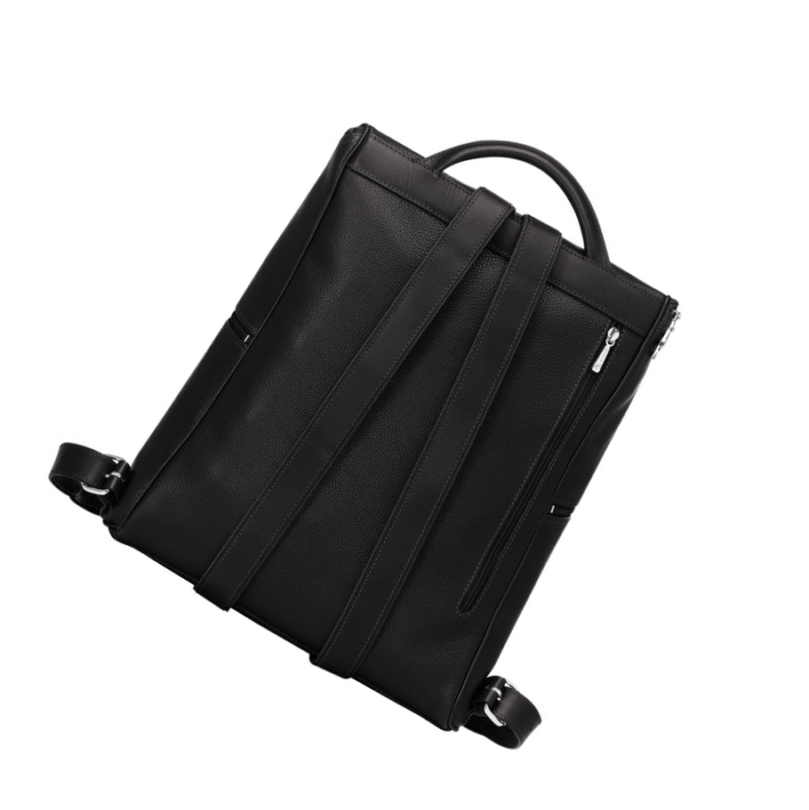 Férfi Longchamp Le Foulonné Hátizsák Fekete | HU-SFY4756