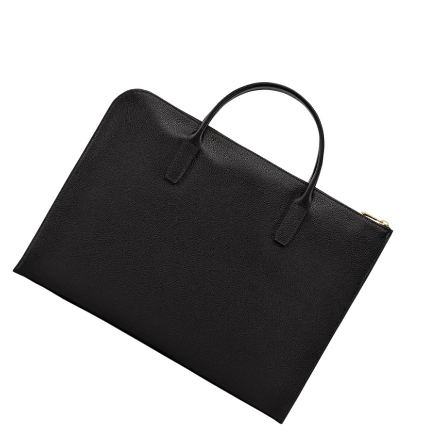 Férfi Longchamp Le Foulonné S Aktatáska Fekete | HU-FJN8091