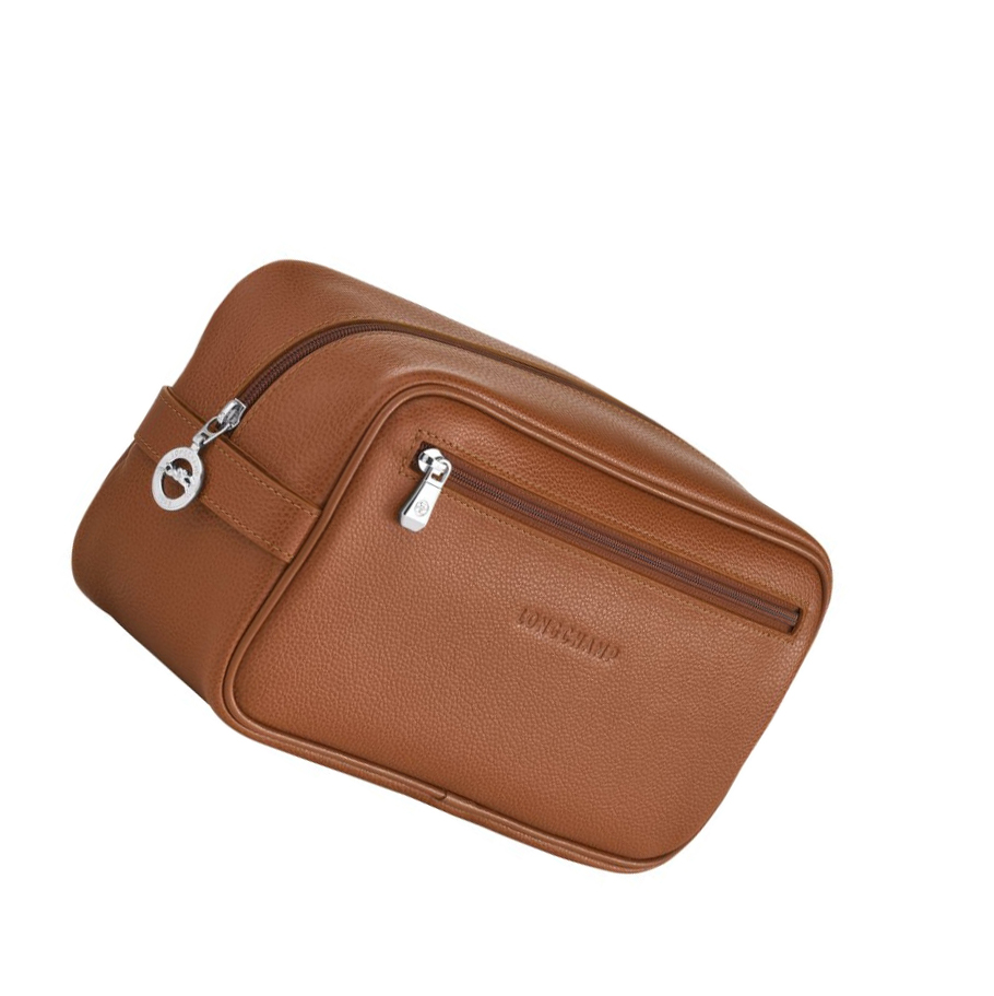 Férfi Longchamp Le Foulonné Toaletttáskák Barna | HU-DGI4657