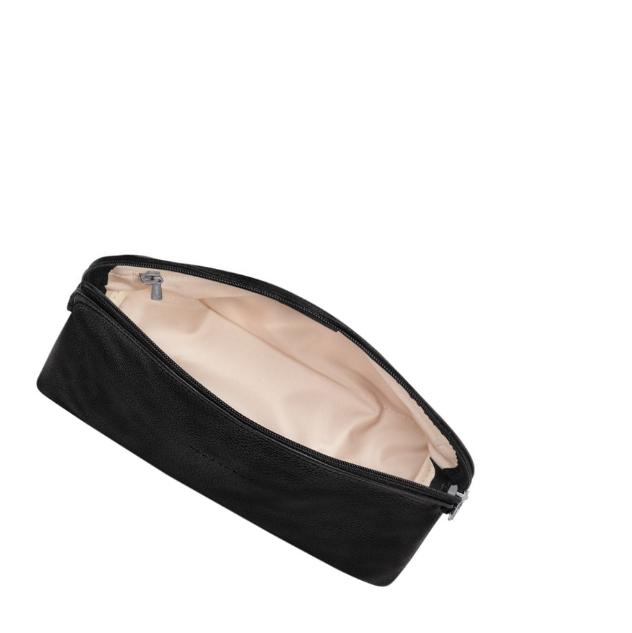 Férfi Longchamp Le Foulonné Toaletttáskák Fekete | HU-MXA1357