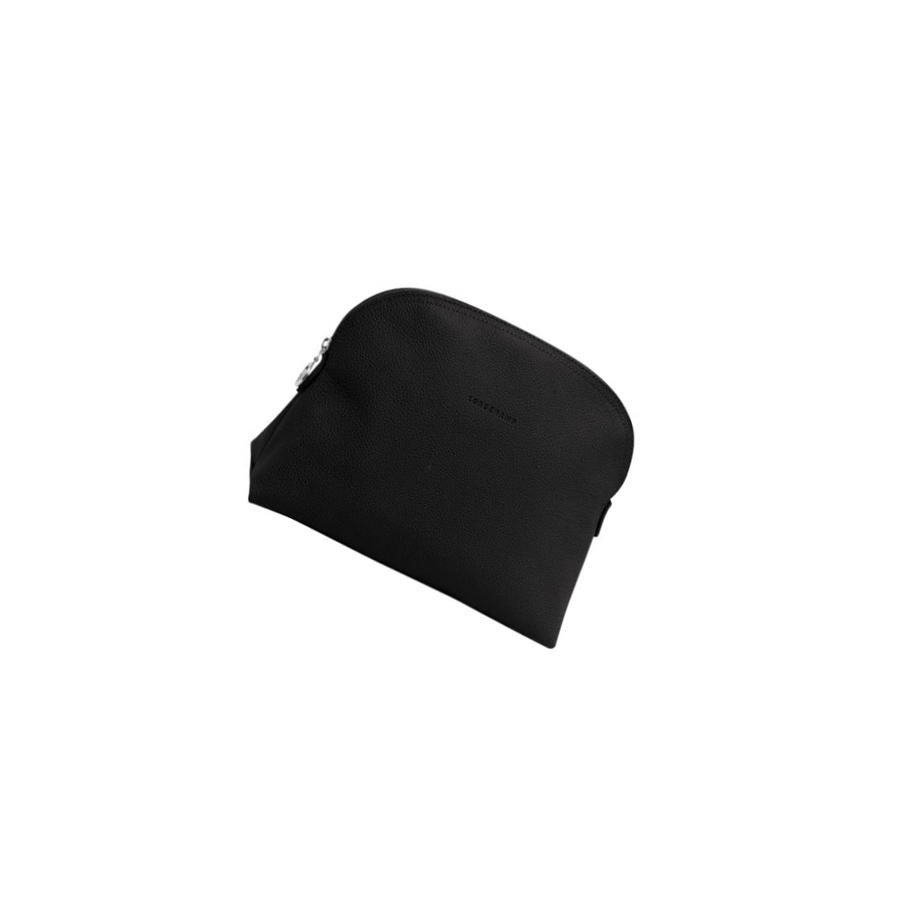 Férfi Longchamp Le Foulonné Toaletttáskák Fekete | HU-MXA1357
