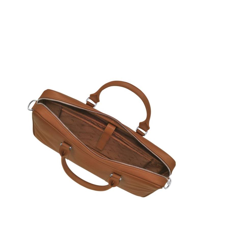 Férfi Longchamp Le Foulonné XS Aktatáska Barna | HU-ZIH5128