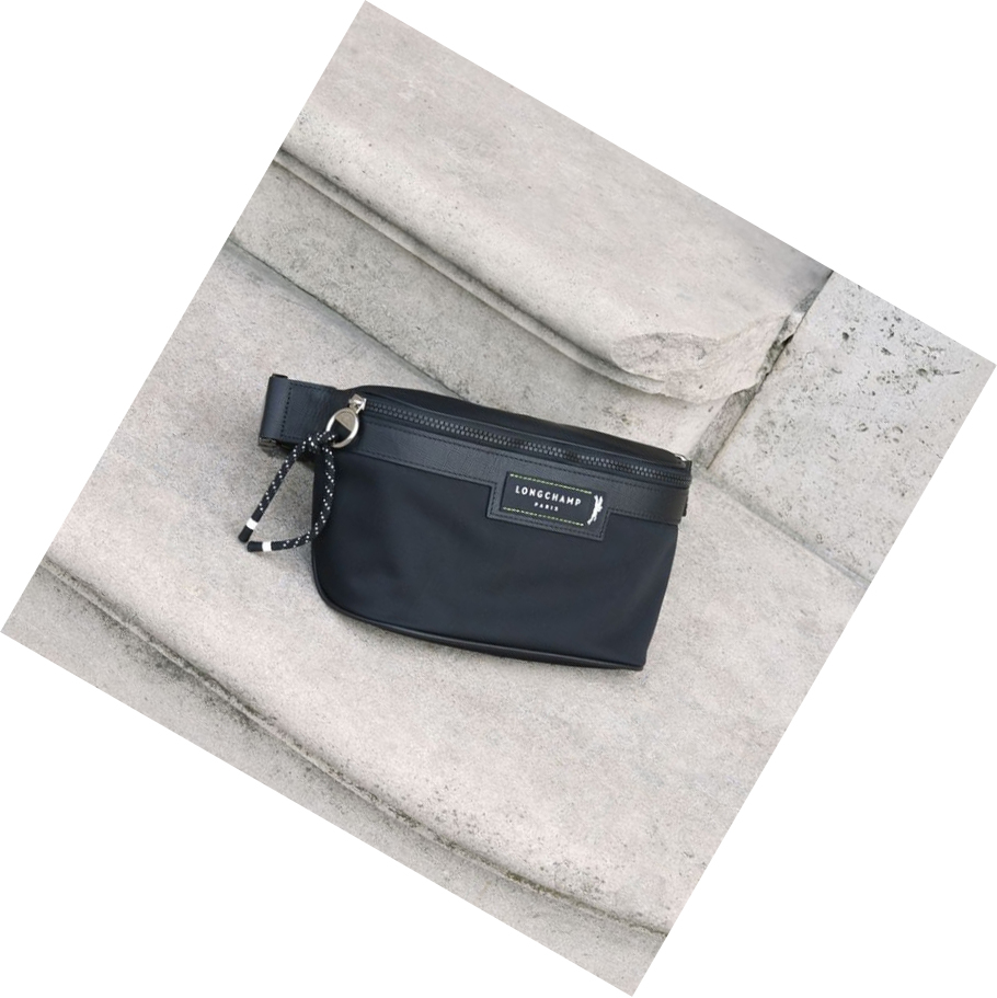 Férfi Longchamp Le Pliage Energy Övtáska Fekete | HU-UKF9824