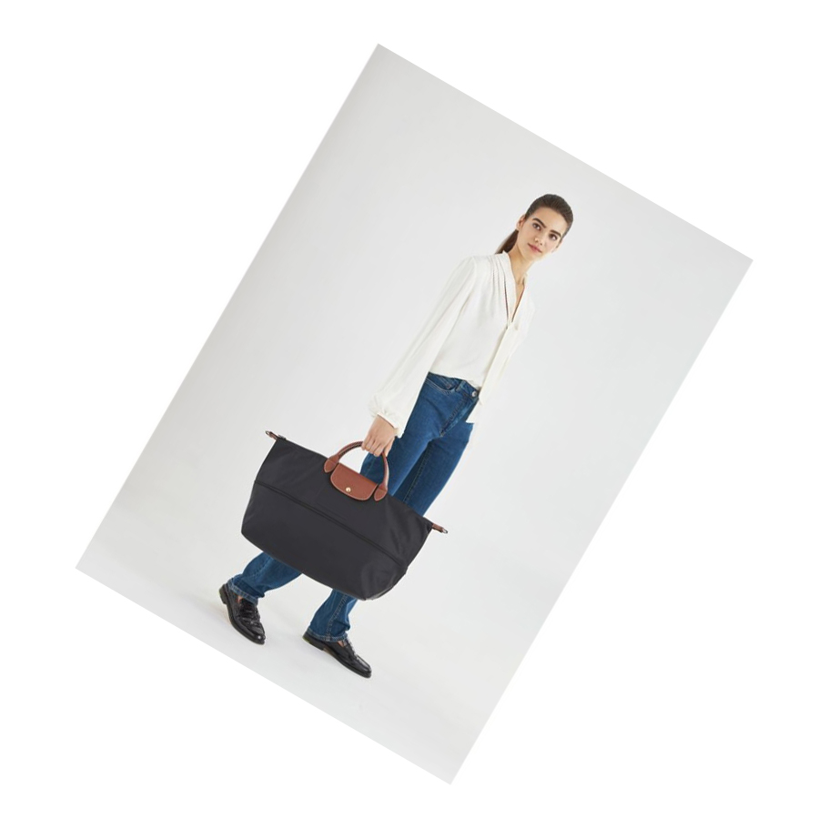 Férfi Longchamp Le Pliage Utazótáskák Fekete | HU-UMV5631