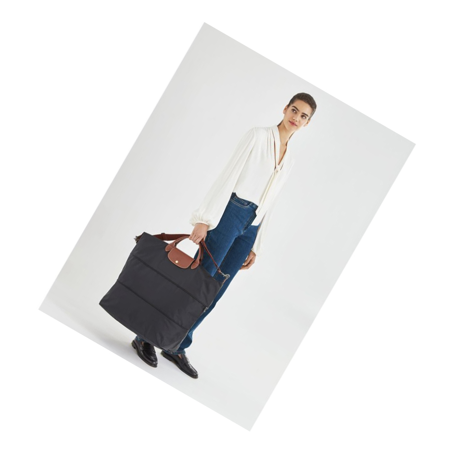 Férfi Longchamp Le Pliage Utazótáskák Fekete | HU-UMV5631