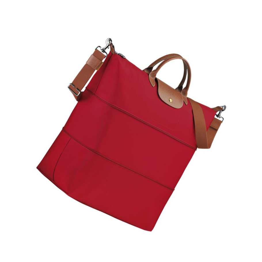 Férfi Longchamp Le Pliage Utazótáskák Piros | HU-WRA7153