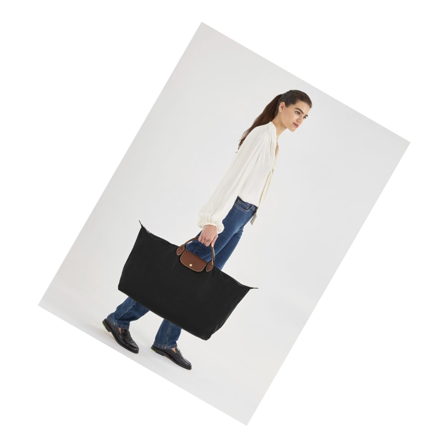 Férfi Longchamp Le Pliage XL Utazótáskák Fekete | HU-MWQ5209