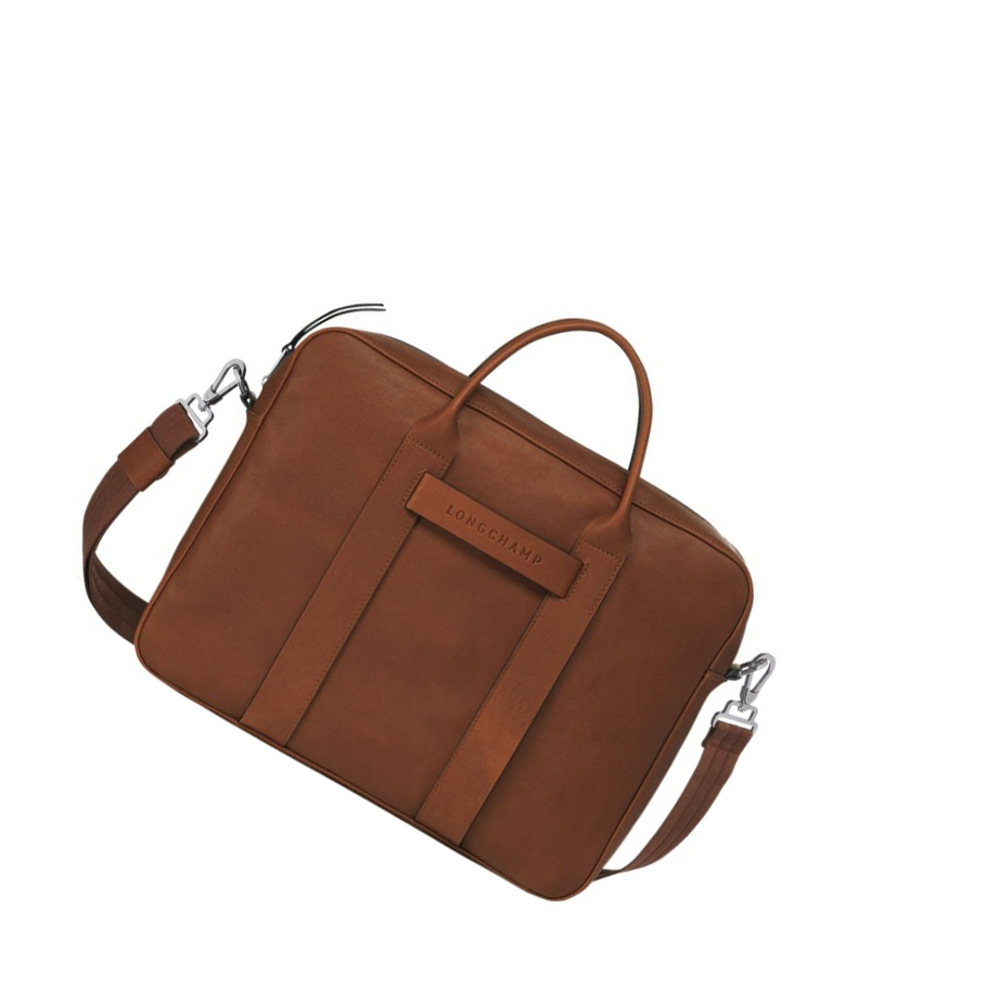 Női Longchamp 3D M Aktatáska Barna | HU-QIE6801