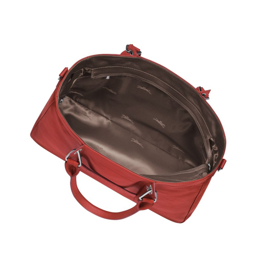 Női Longchamp 3D S Kézitáska Piros | HU-HAE2403