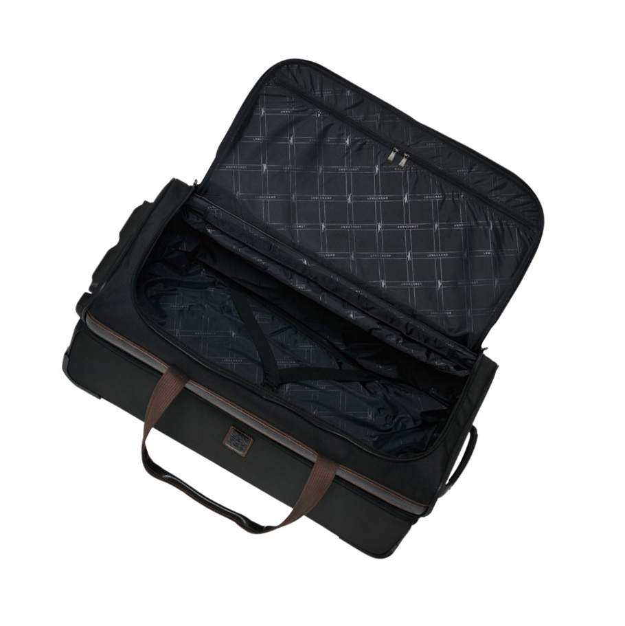 Női Longchamp Boxford Duffle Táska Fekete | HU-LWB2715