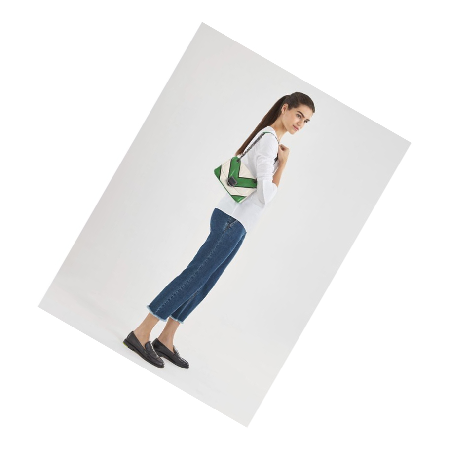 Női Longchamp Brioche Losange S Crossbody Táska Zöld | HU-DUR4172