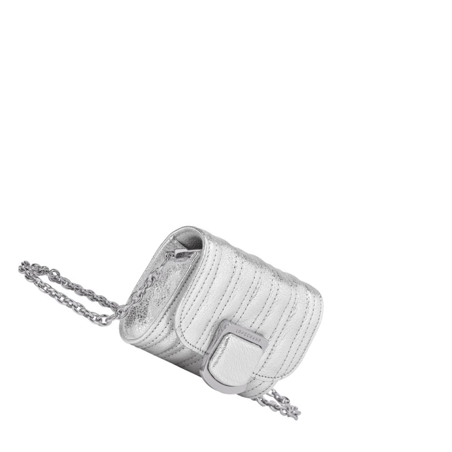 Női Longchamp Brioche Métal Cipzáras Pénztárca Titán | HU-FWE9042