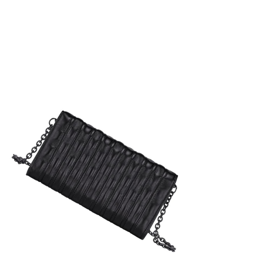 Női Longchamp Brioche Pénztárca Fekete | HU-MOX4231