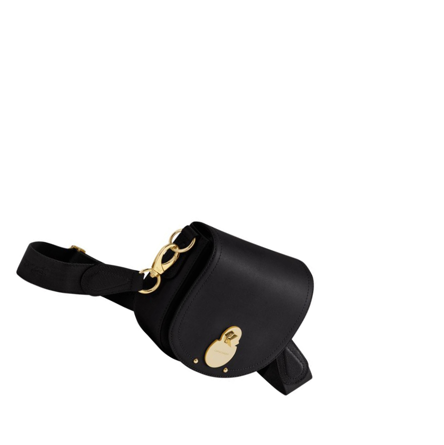 Női Longchamp Cavalcade S Crossbody Táska Fekete | HU-ZON8536