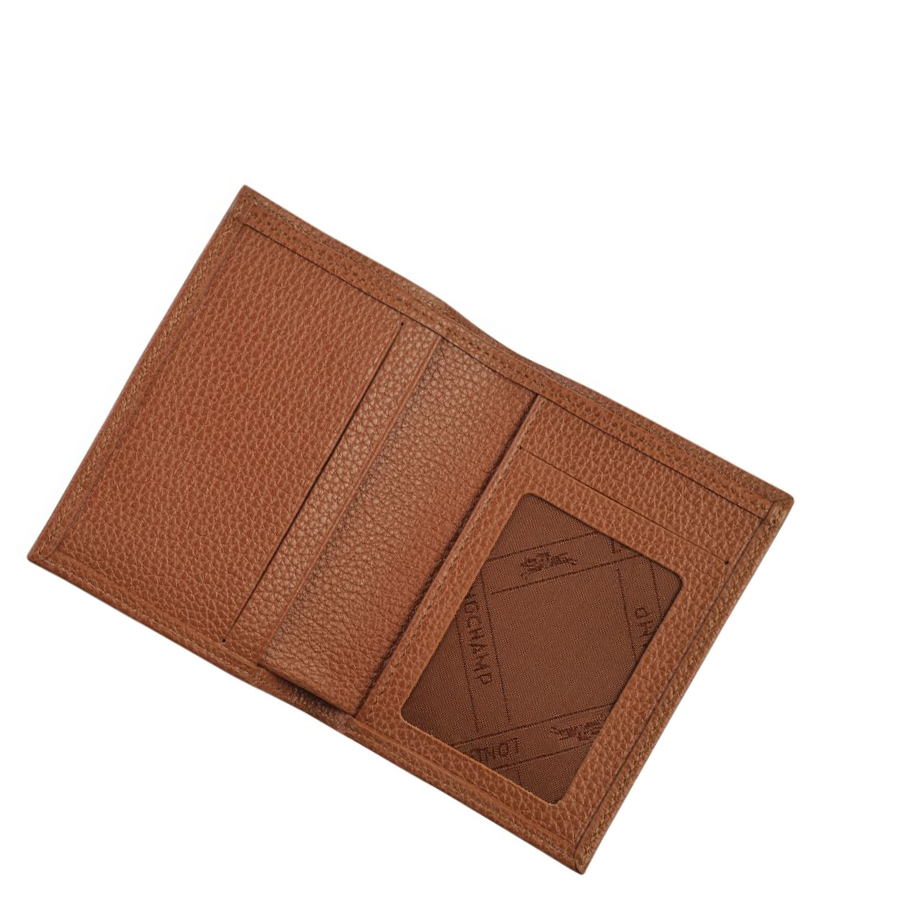 Női Longchamp Le Foulonné Kártyatartó Barna | HU-PDG1543