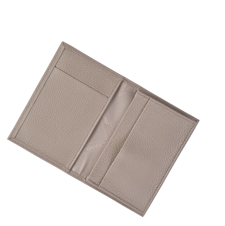 Női Longchamp Le Foulonné Kártyatartó Szürke | HU-ALC7146