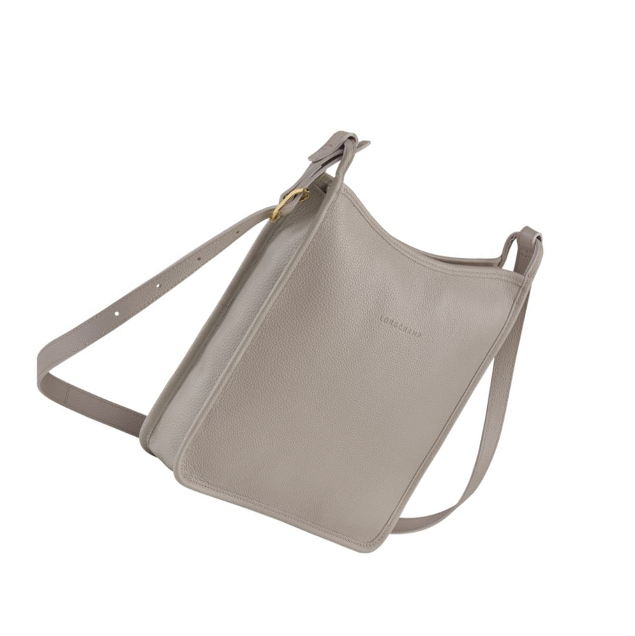 Női Longchamp Le Foulonné L Crossbody Táska Szürke | HU-ADM7392