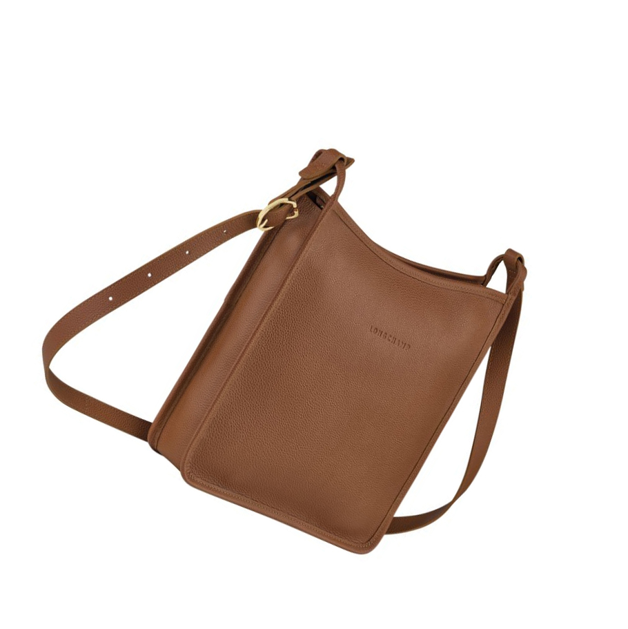 Női Longchamp Le Foulonné L Crossbody Táska Barna | HU-FME1896