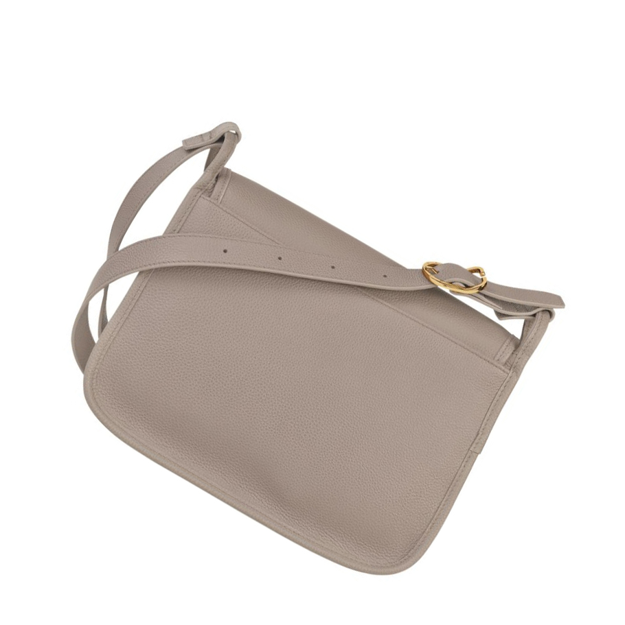 Női Longchamp Le Foulonné L Crossbody Táska Szürke | HU-VXG8935