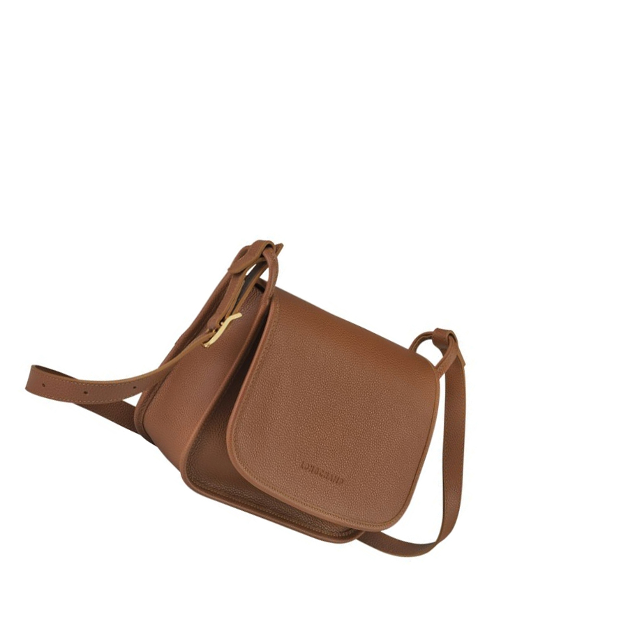 Női Longchamp Le Foulonné M Crossbody Táska Barna | HU-DYA6213
