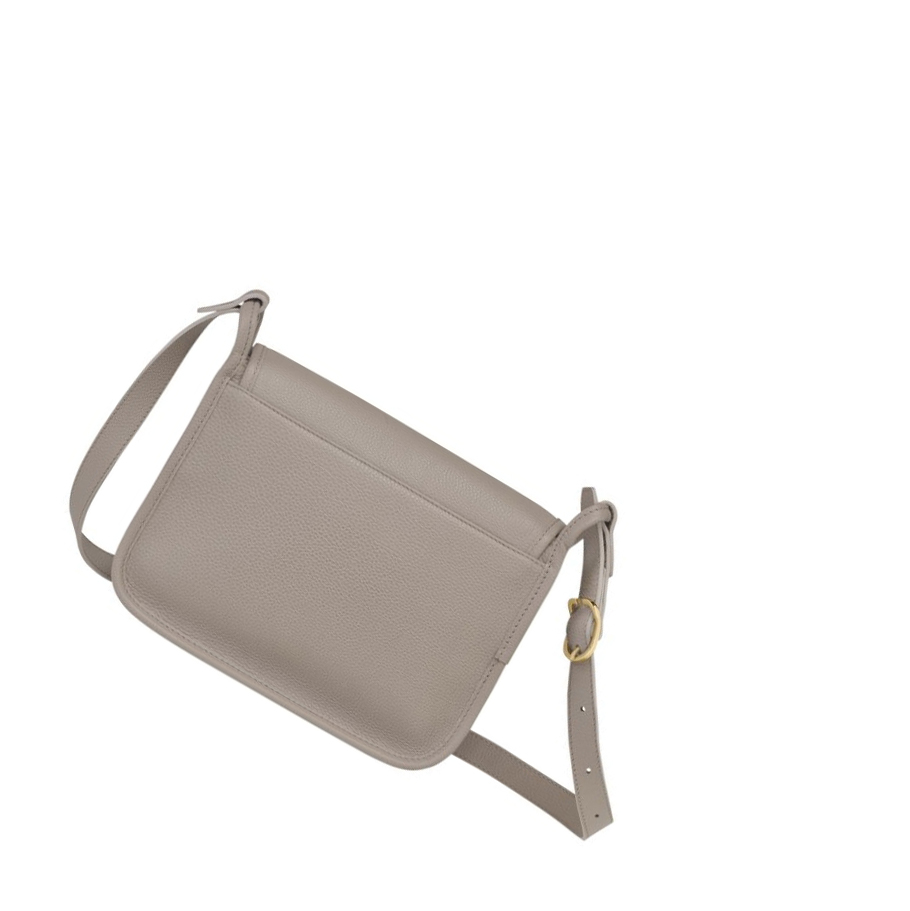 Női Longchamp Le Foulonné M Crossbody Táska Szürke | HU-UTV3286
