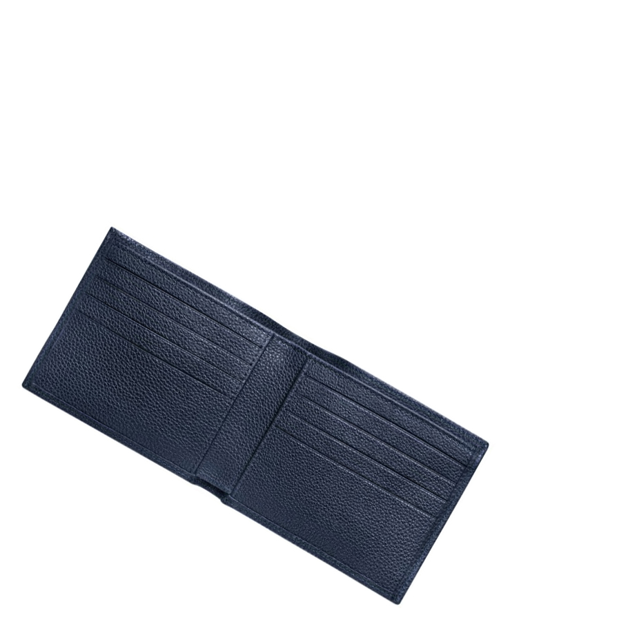 Női Longchamp Le Foulonné Pénztárca Sötétkék | HU-LGX6172
