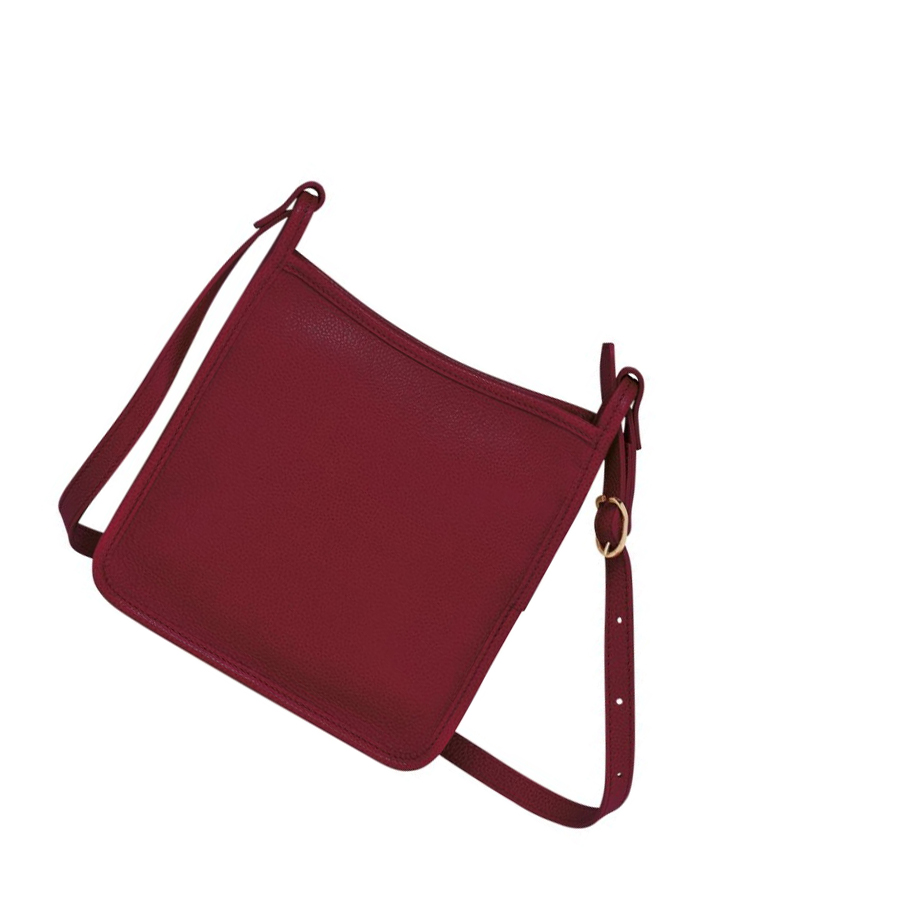 Női Longchamp Le Foulonné S Crossbody Táska Piros | HU-ROL4356