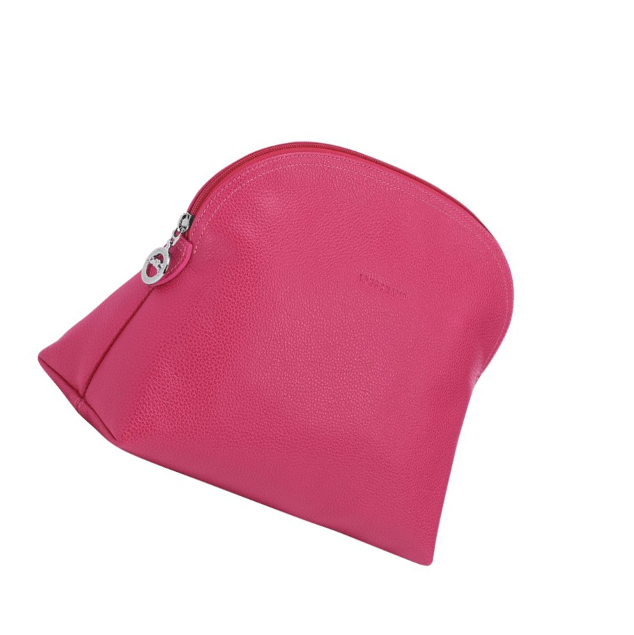 Női Longchamp Le Foulonné Toaletttáskák Rózsaszín | HU-CML5810
