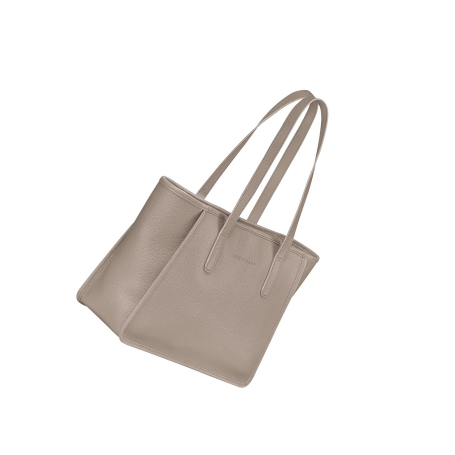 Női Longchamp Le Foulonné Válltáskák Szürke | HU-BLO8076