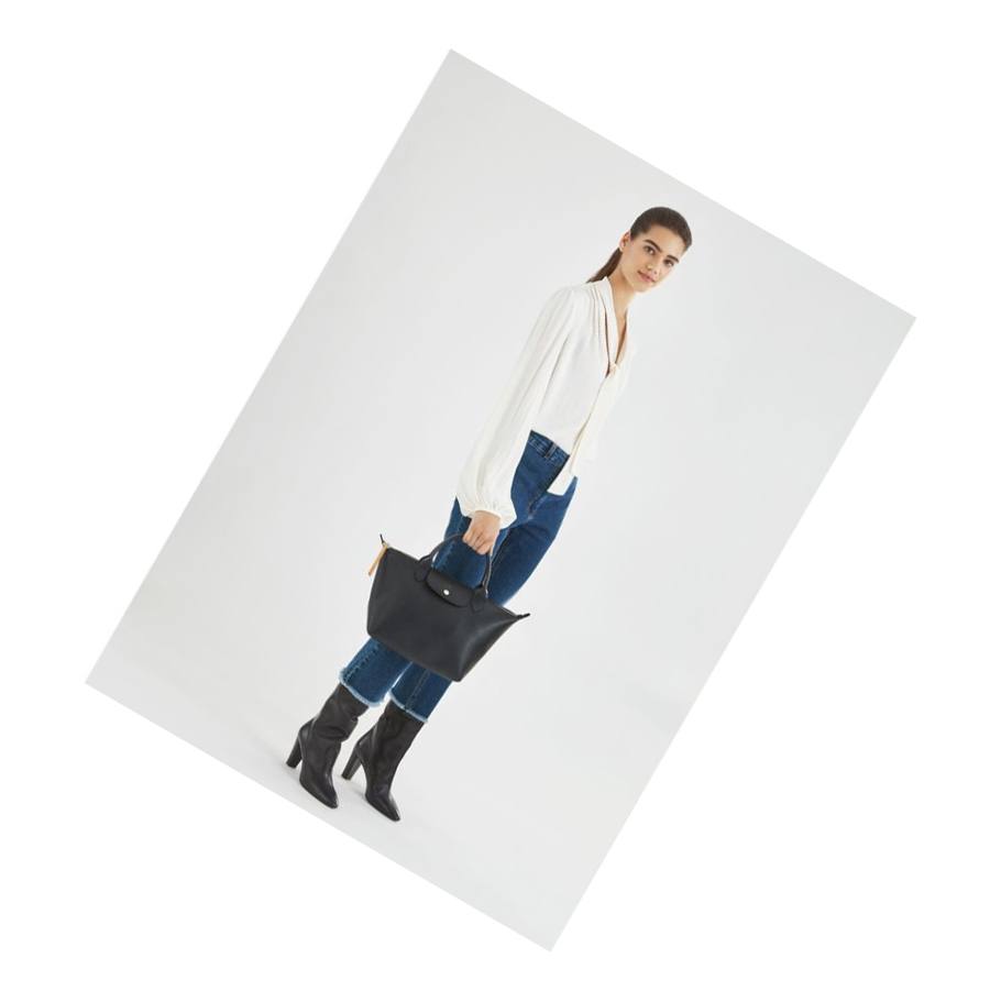 Női Longchamp Le Pliage City S Kézitáska Fekete | HU-CLP2604