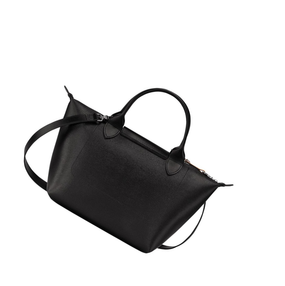 Női Longchamp Le Pliage City S Kézitáska Fekete | HU-CLP2604