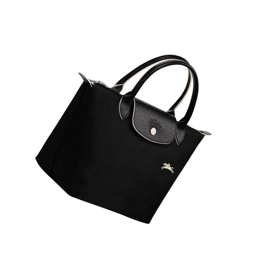 Női Longchamp Le Pliage Club S Kézitáska Fekete | HU-KLS3819