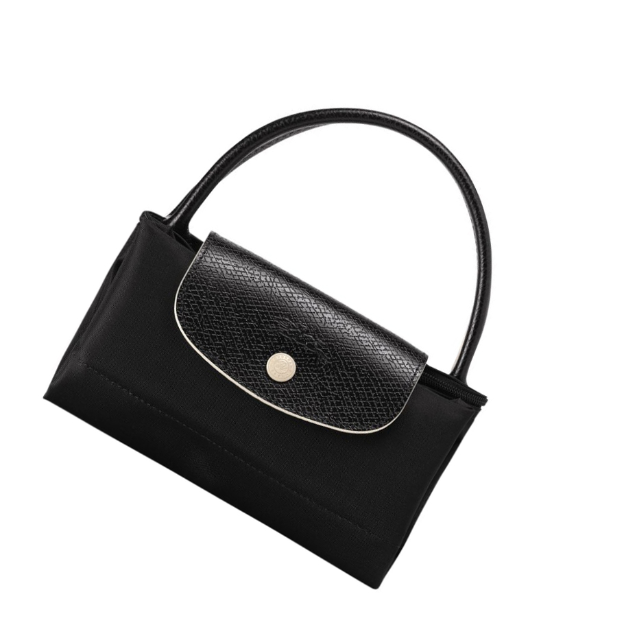 Női Longchamp Le Pliage Club S Kézitáska Fekete | HU-KLS3819
