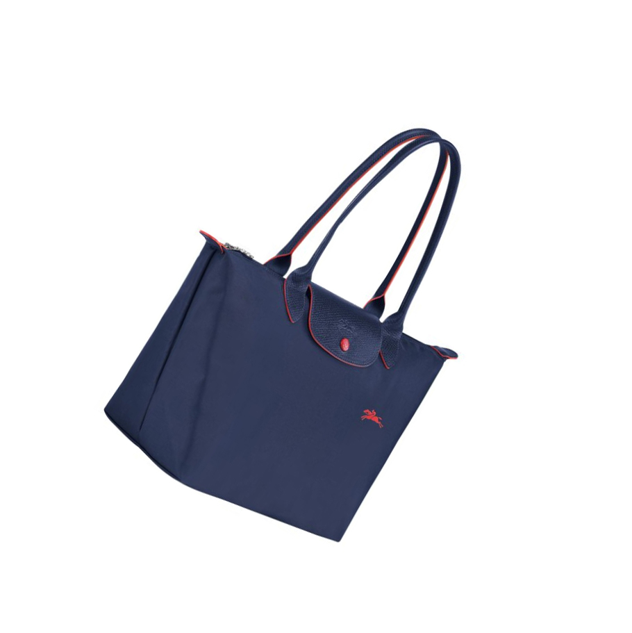 Női Longchamp Le Pliage Club S Válltáskák Sötétkék | HU-PFV6270