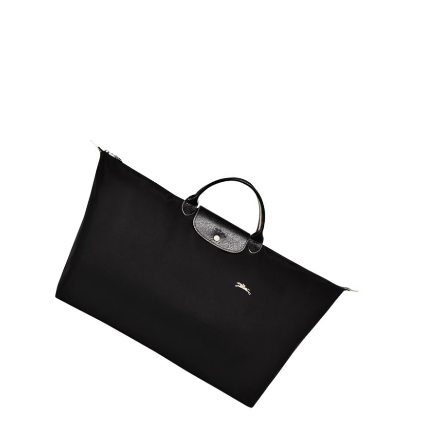 Női Longchamp Le Pliage Club XL Utazótáskák Fekete | HU-DMH0695