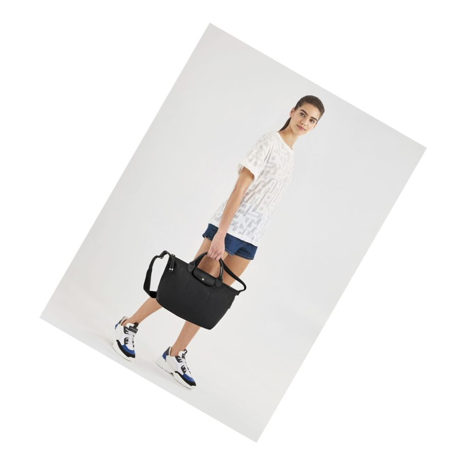 Női Longchamp Le Pliage Energy M Kézitáska Kék | HU-UHG2863