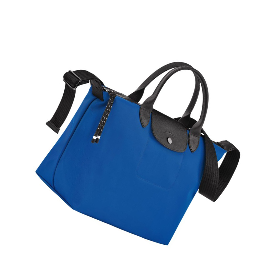 Női Longchamp Le Pliage Energy M Kézitáska Kék | HU-UHG2863