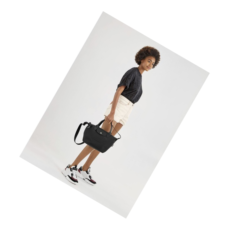 Női Longchamp Le Pliage Energy S Kézitáska Fekete | HU-IBX8170