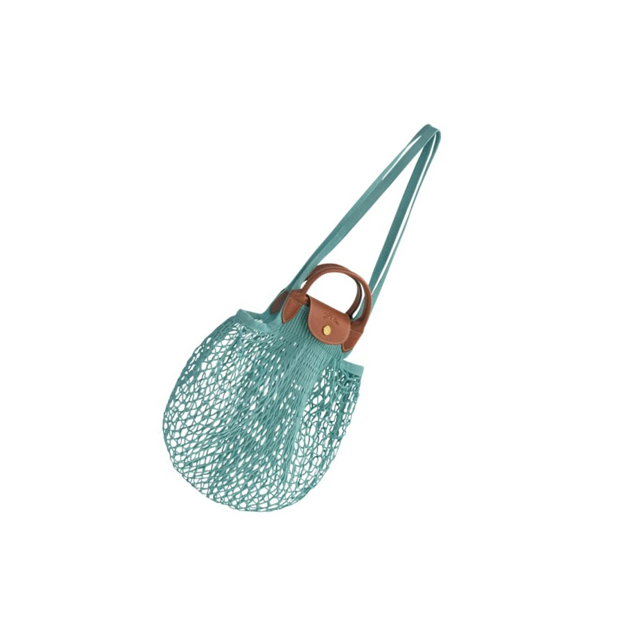 Női Longchamp Le Pliage Filet Válltáskák Kék | HU-NGJ0574