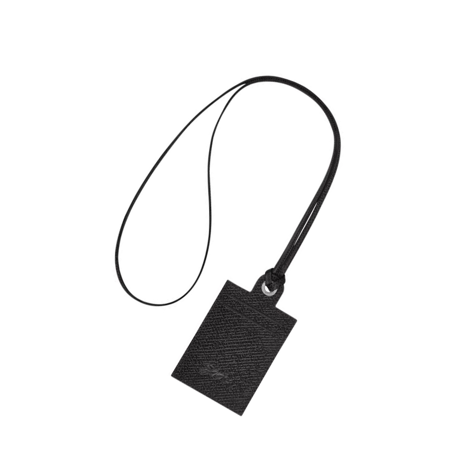 Női Longchamp Le Pliage Green Kártyatartó Fekete | HU-KGL1756