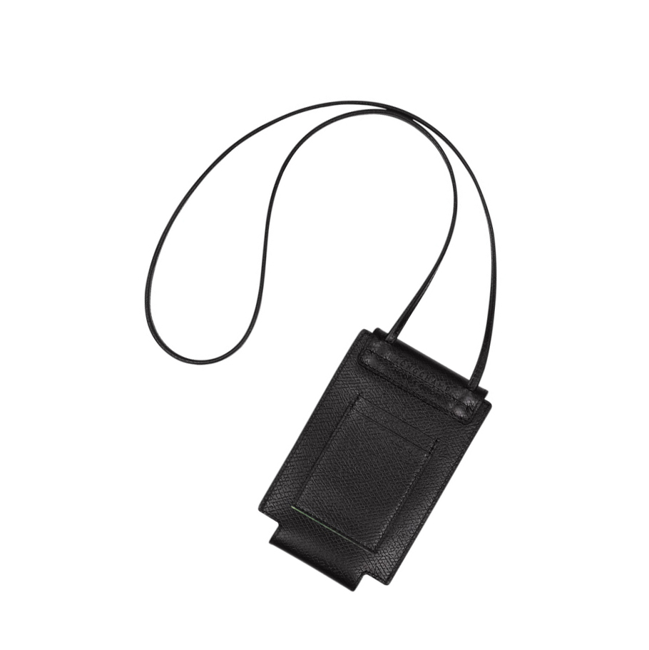 Női Longchamp Le Pliage Green Telefontok Fekete | HU-EHS8239
