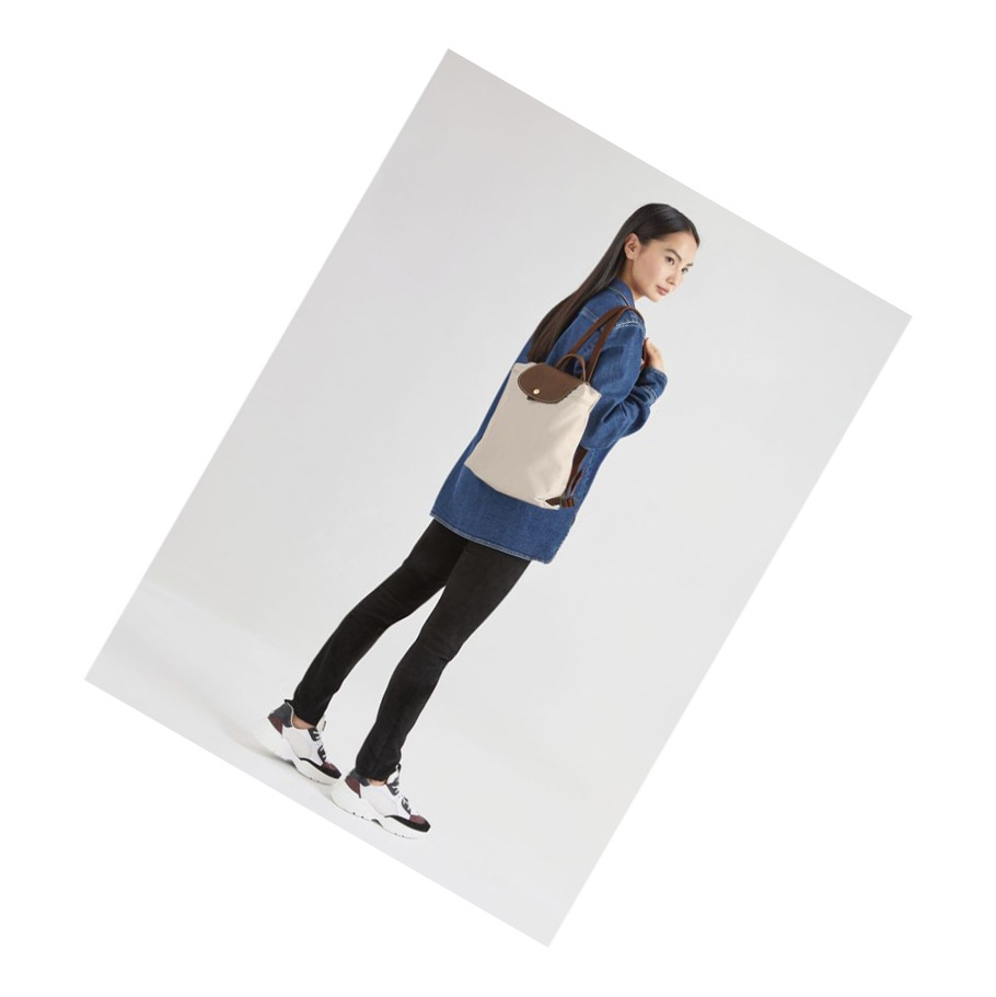 Női Longchamp Le Pliage Original Hátizsák Bézs | HU-FJR8517