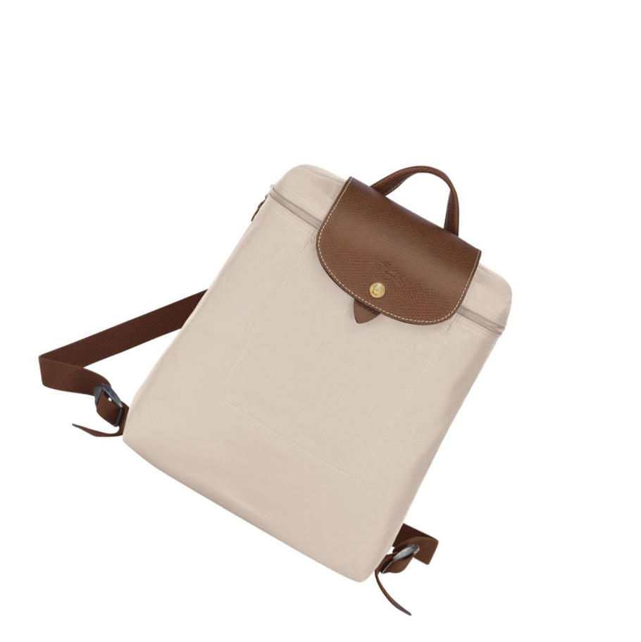 Női Longchamp Le Pliage Original Hátizsák Bézs | HU-FJR8517